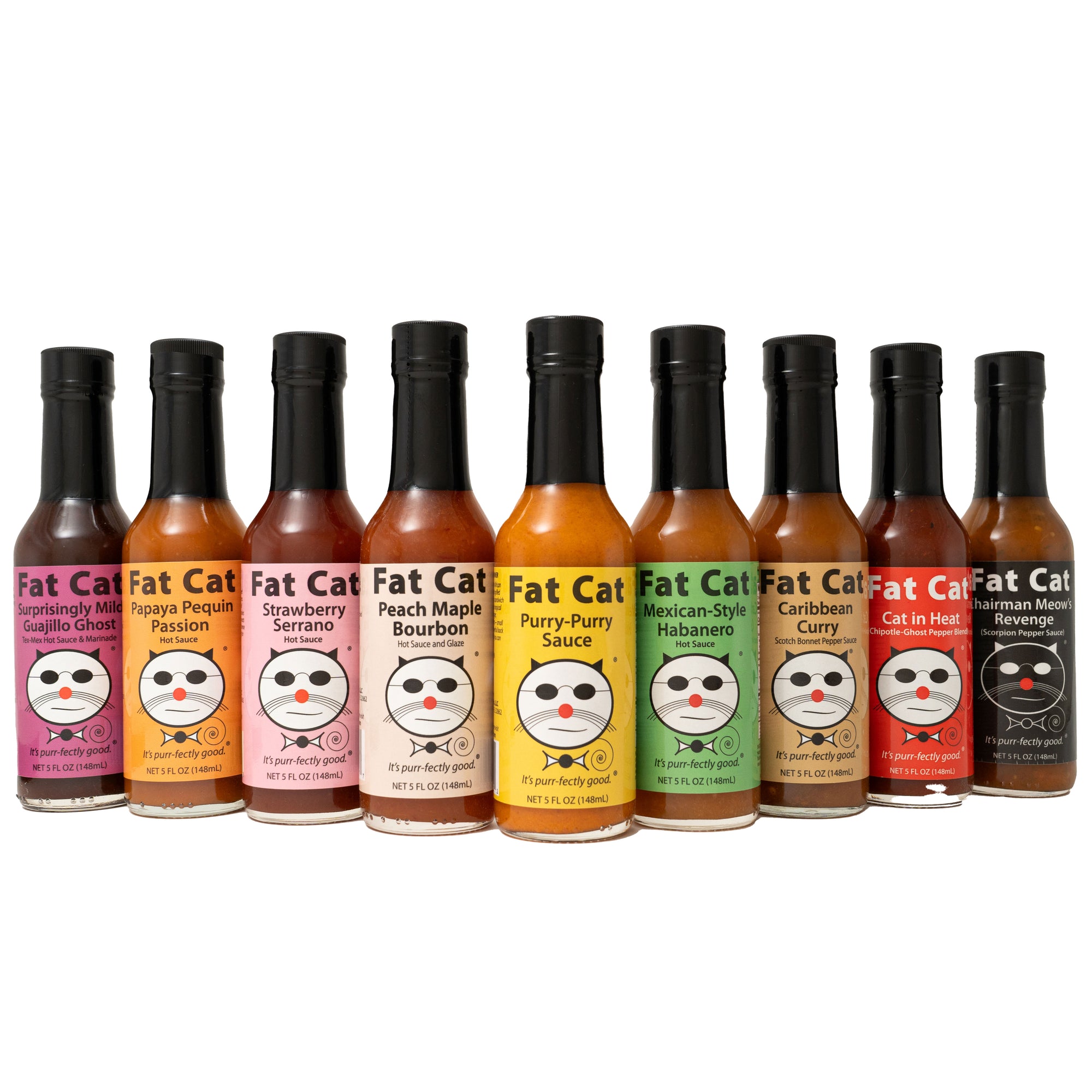 9 Bottle Hot Sauce Sampler Bundle and Variety Pack