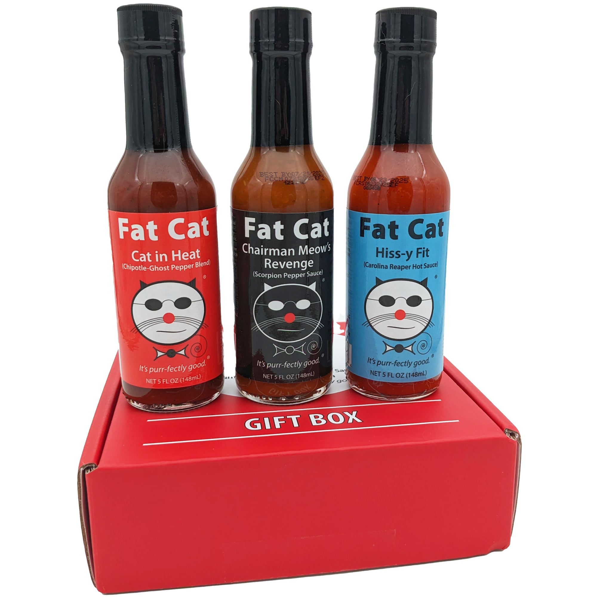 Heat Lovers 3 Bottle Hot Sauce Gift Box
