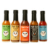 Heat Lovers 5 Bottle Hot Sauce Gift Box - Fat Cat Gourmet Hot Sauce & Specialty Condiments